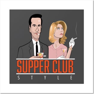 Supper Club Style Posters and Art